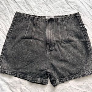 Washed Jean shorts